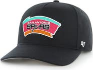 '47 Men's '47 Black San Antonio Spurs Hardwood Classics Hitch Adjustable Hat