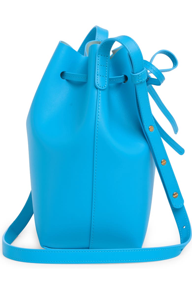 Mansur Gavriel Mini Leather Bucket Bag, Alternate, color,