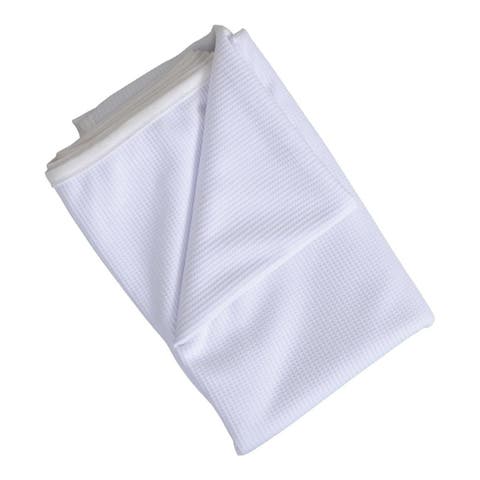 Cot Blanket - White - Set of 4