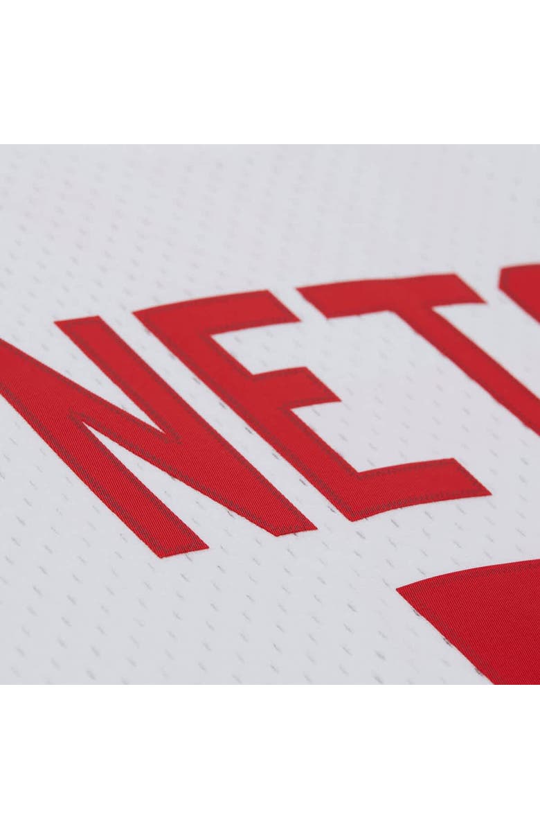 Mitchell & Ness Men's Mitchell & Ness Jason Kidd White New Jersey Nets 2005/06 Hardwood Classics Swingman Jersey, Alternate, color, White