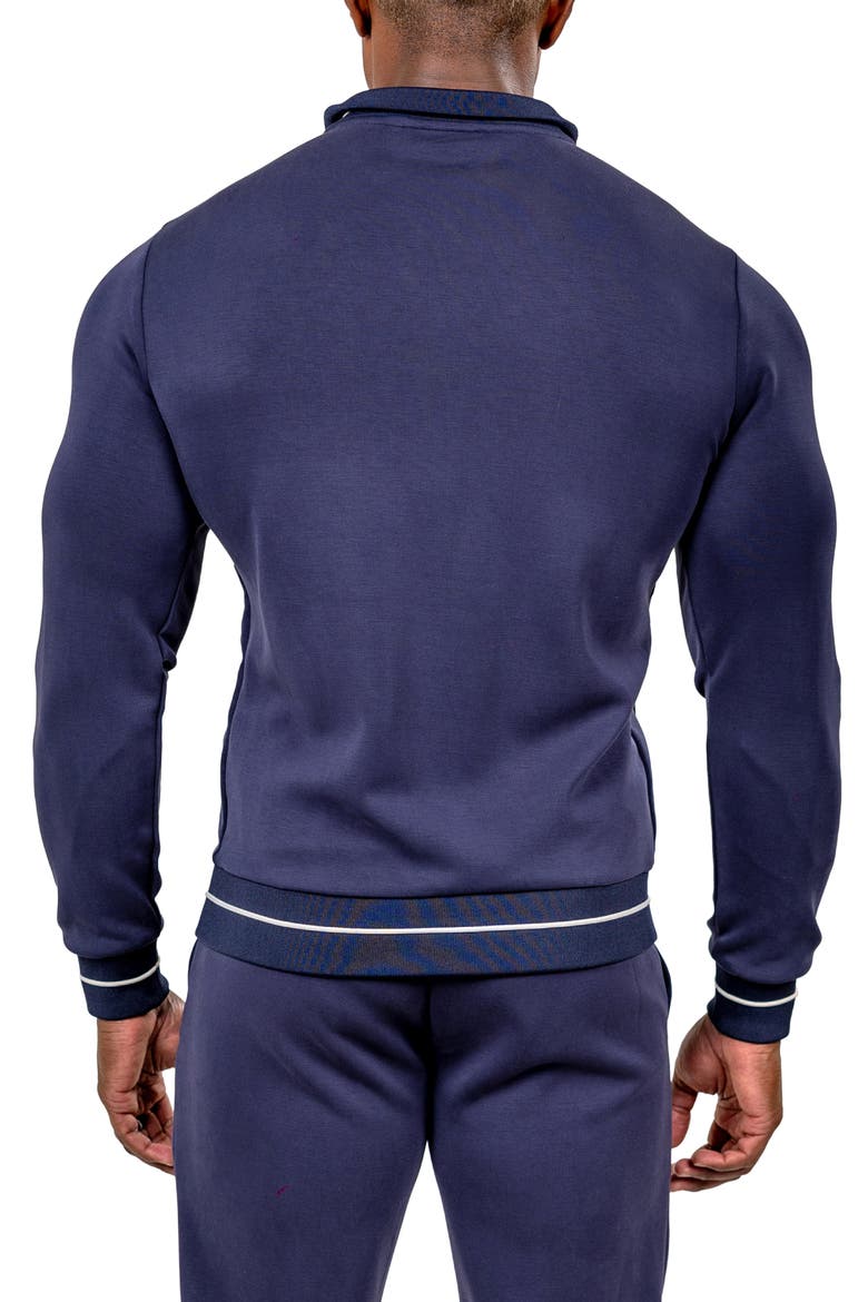 Martyr0003 Zip-Up Sweatshirt, Alternate, color, BLUE