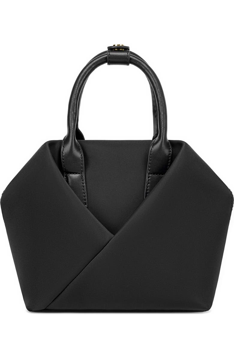 Lux and Nyx Small Origami Crossbody Tote and Handbag For Women, Main, color, Black + Gold