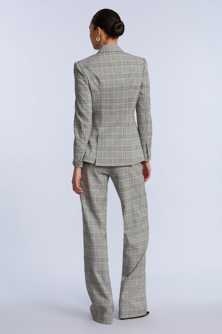 Glen Plaid Blazer, Alternate, color, BLACK/WHITE