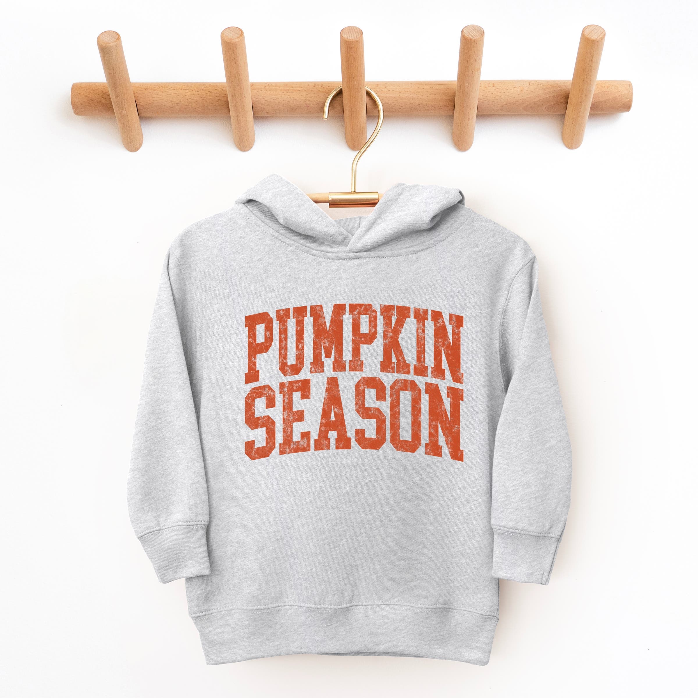 The Juniper Shop Pumpkin Season Varsity Stacked Toddler Hoodie | Nordstrom