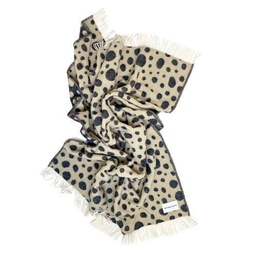 Maison Deux Cheetah Blanket In Neutral
