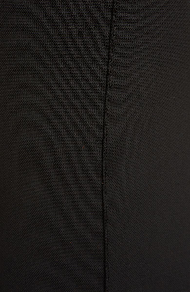 Chloé Side Stripe Pintucked Stretch Wool Flare Pants, Alternate, color, 