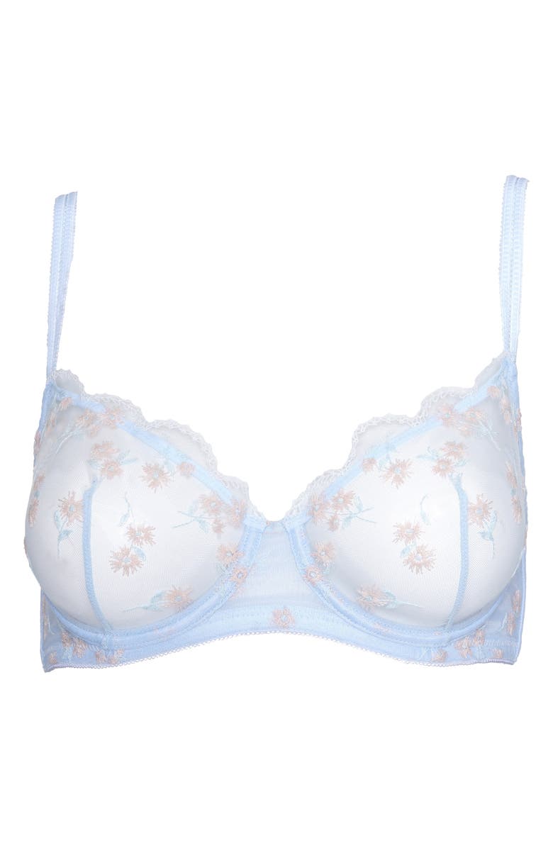 Huit Paradis Underwire Bra, Alternate, color, Sky Blue