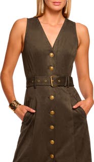 Ramy Brook Marcia Faux Suede Dress