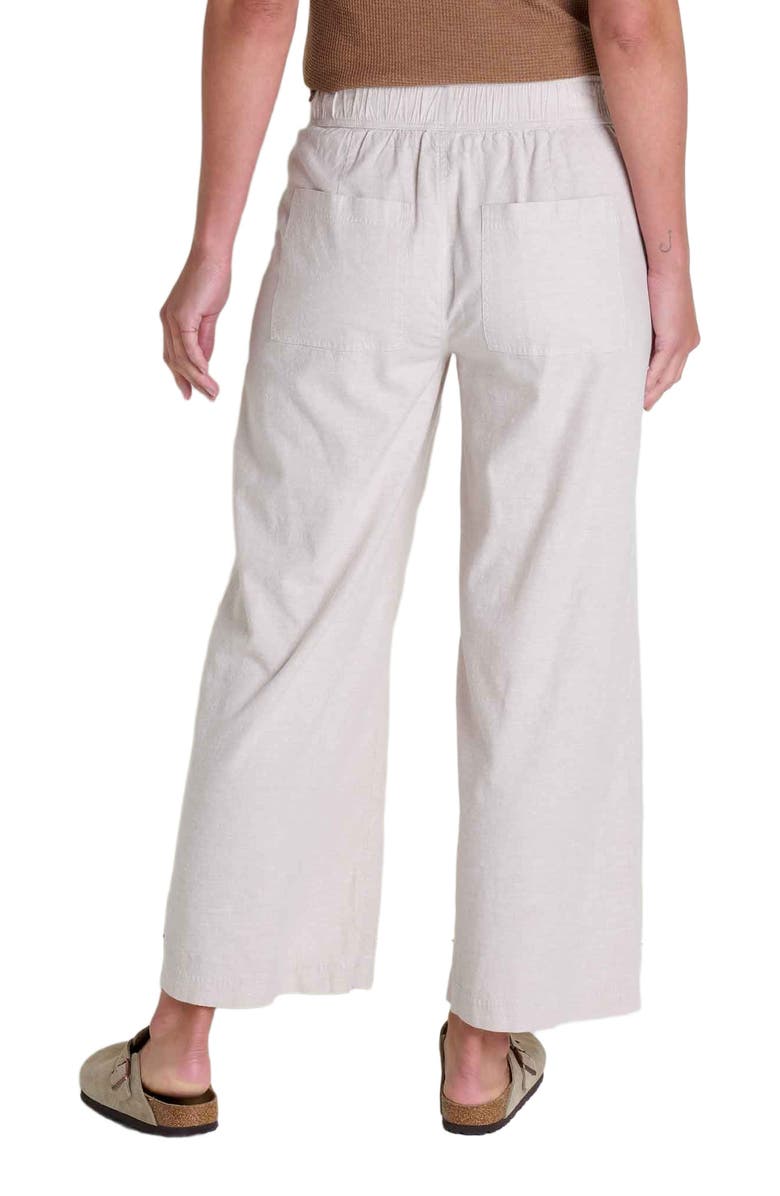 Toad & Co Women's Taj Hemp Wide Leg Pant, Alternate, color, Oatmeal