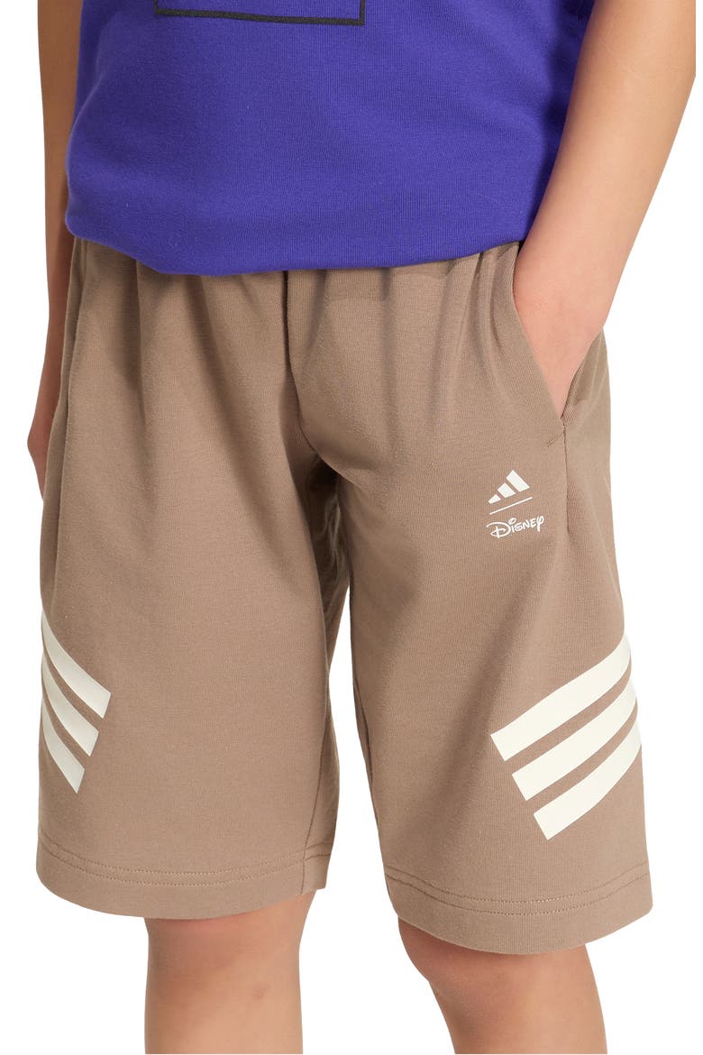 x Disney Kids' Mickey Mouse Graphic T-Shirt & Shorts Set, Alternate, color, PURE PURPLE/ OFF WHITE