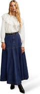 Ro&Zo Denim Maxi Skirt