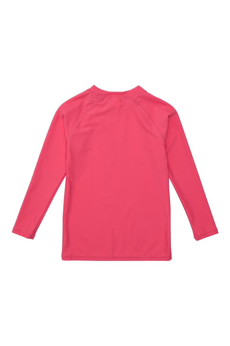Kids' Rocking Red Long Sleeve Rashguard Top, Alternate, color, RED