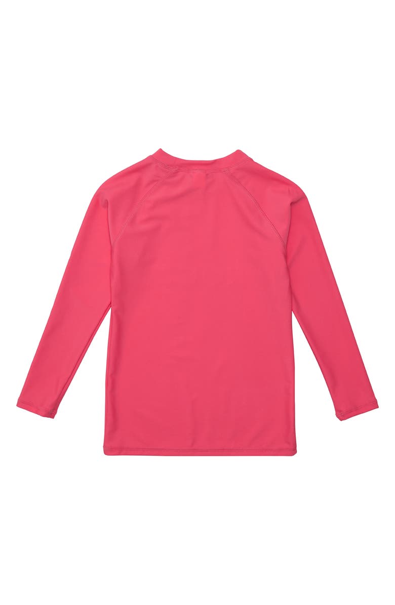Snapper Rock Kids' Rocking Red Long Sleeve Rashguard Top, Alternate, color, Red