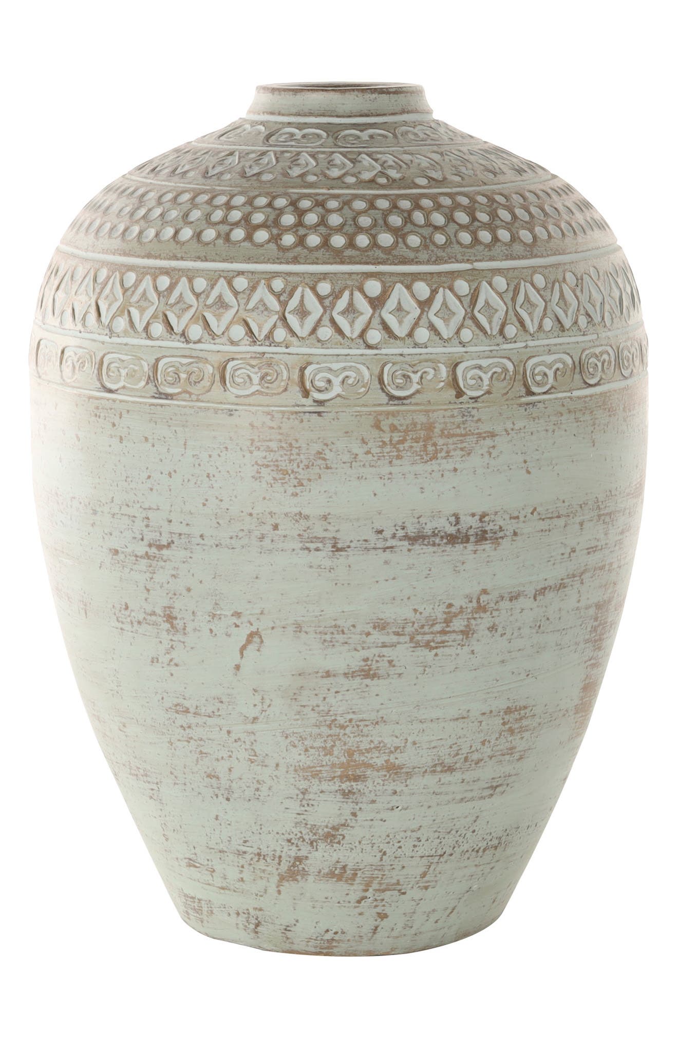 GINGER BIRCH STUDIO Green Ceramic Vase