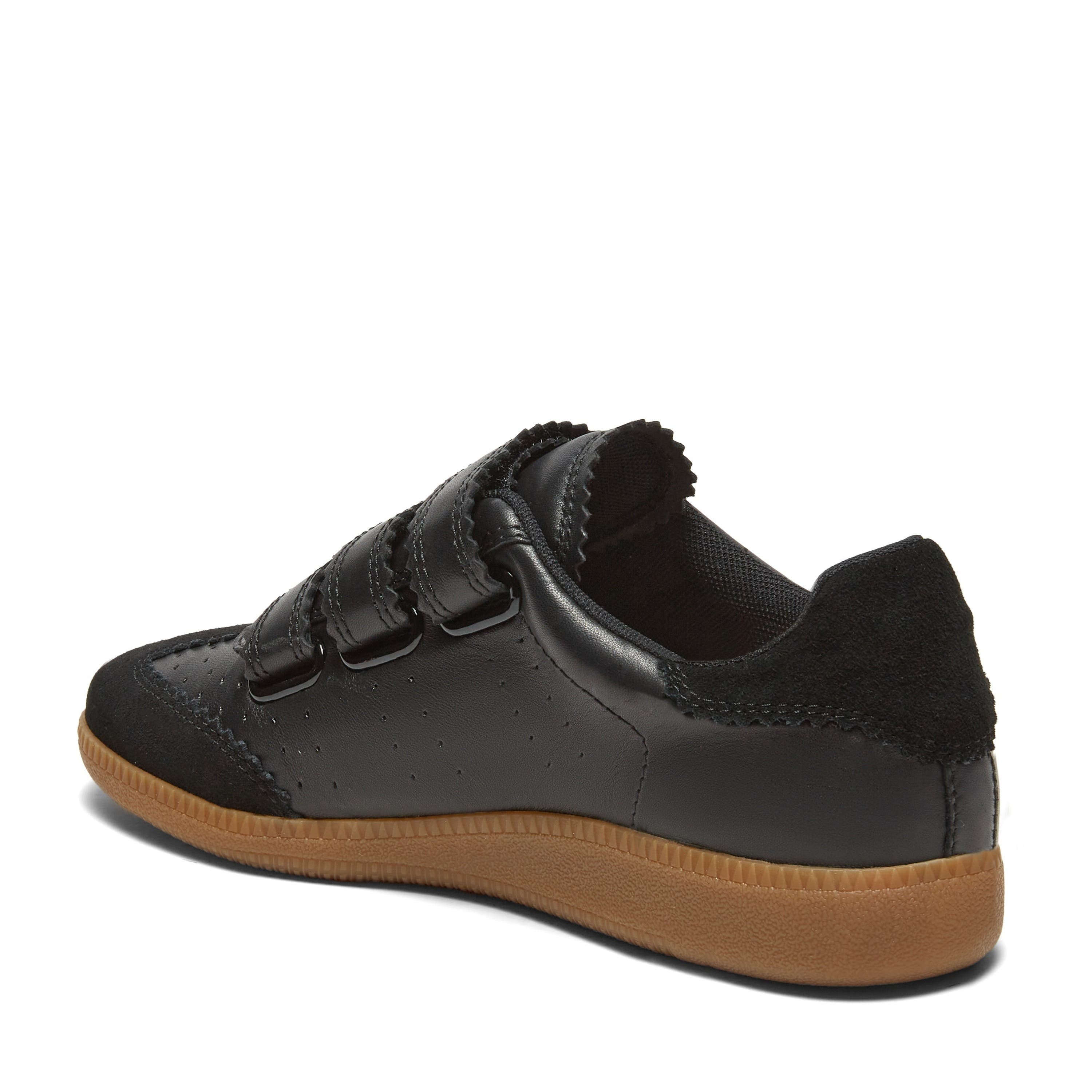 Seena Sneaker, Alternate, color, Black Leather Suede