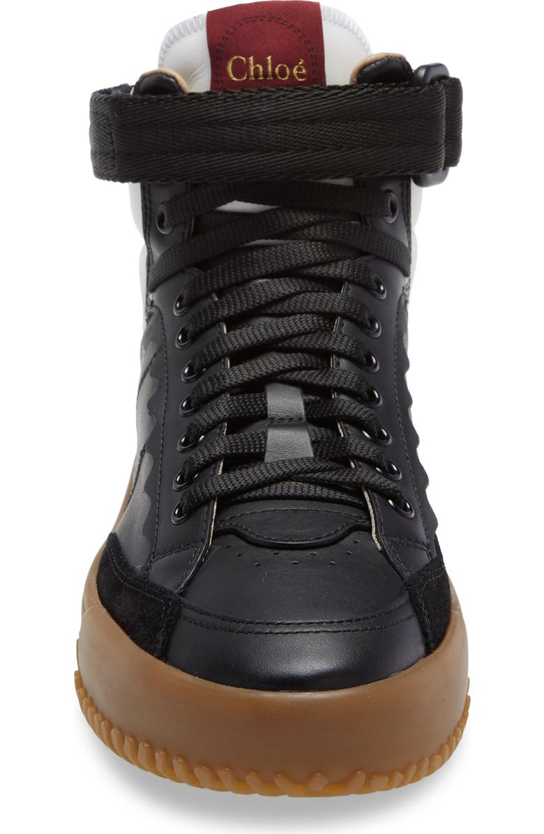 Chloé Franckie High Top Sneaker, Alternate, color,