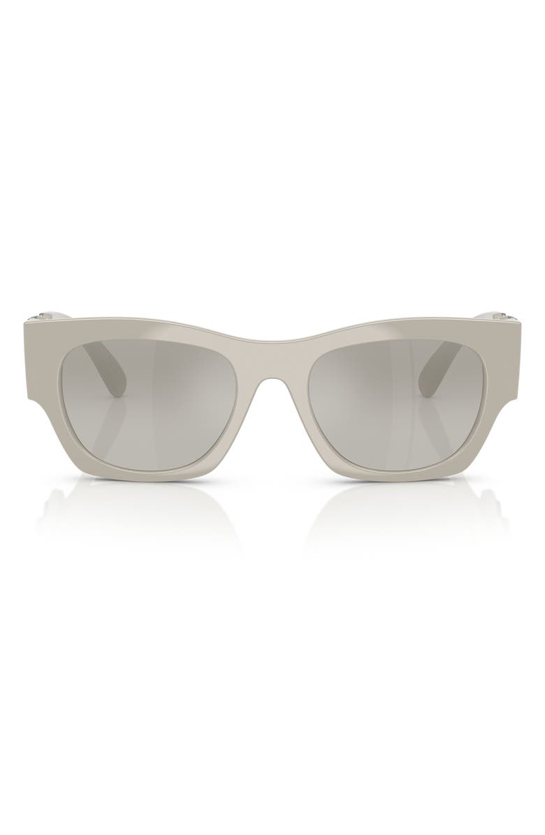 Versace 52mm Pillow Sunglasses, Main, color, Grey