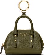 Kate Spade New York charmed pebble leather key fob