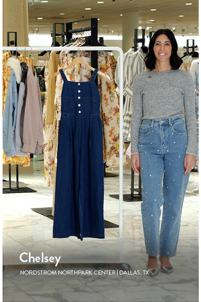 Kids' Henley Wide Leg Knit Jumpsuit video