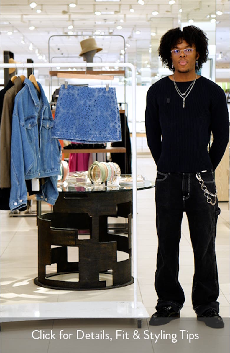 Rubi Denim Miniskirt, sales video thumbnail