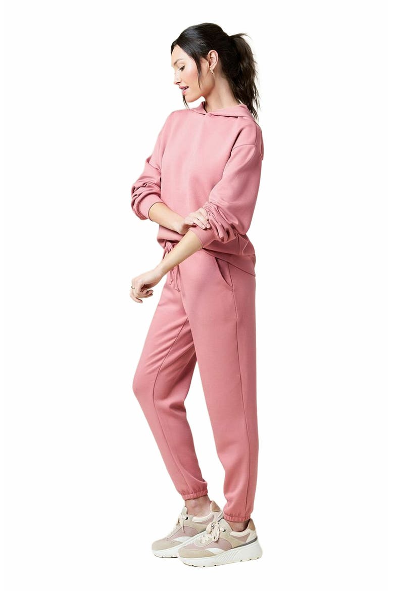 Athleisure DreamTech Oversize Hoodie Lounge Set, Alternate, color, Copper Rose