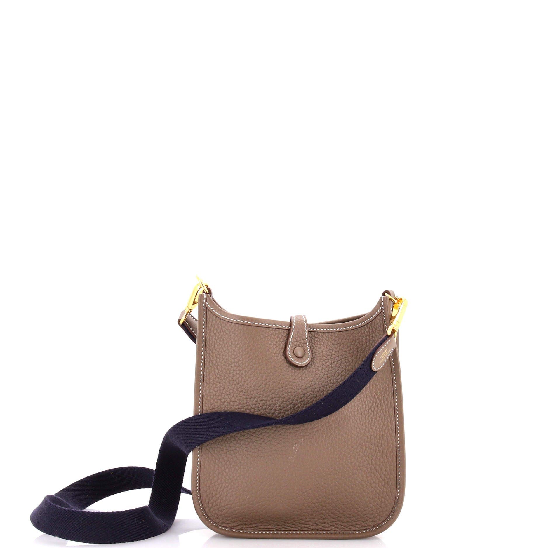 Pre-Owned Hermes Evelyne Bag Gen III Clemence TPM, Alternate, color, Etoupe