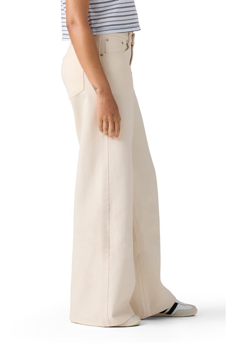 Middy Mid Rise Wide Leg Jeans, Alternate, color, SNOWING IN LA
