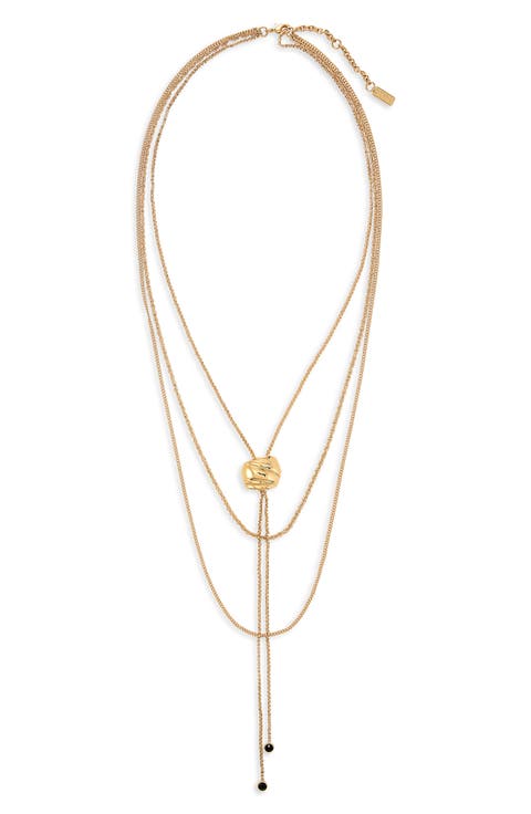 Sculpt Layered Statement Necklace
