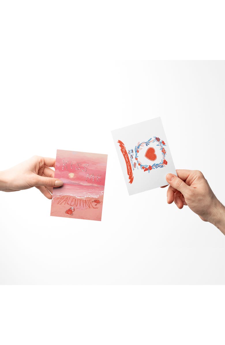 Ramus & Co 8ct. Assorted Valentine's Day Friendship Greeting Card Pack Sets, Alternate, color, Nautical