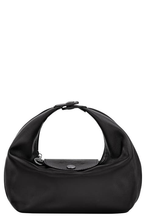 Le Pliage Xtra Round Leather Top Handle Bag