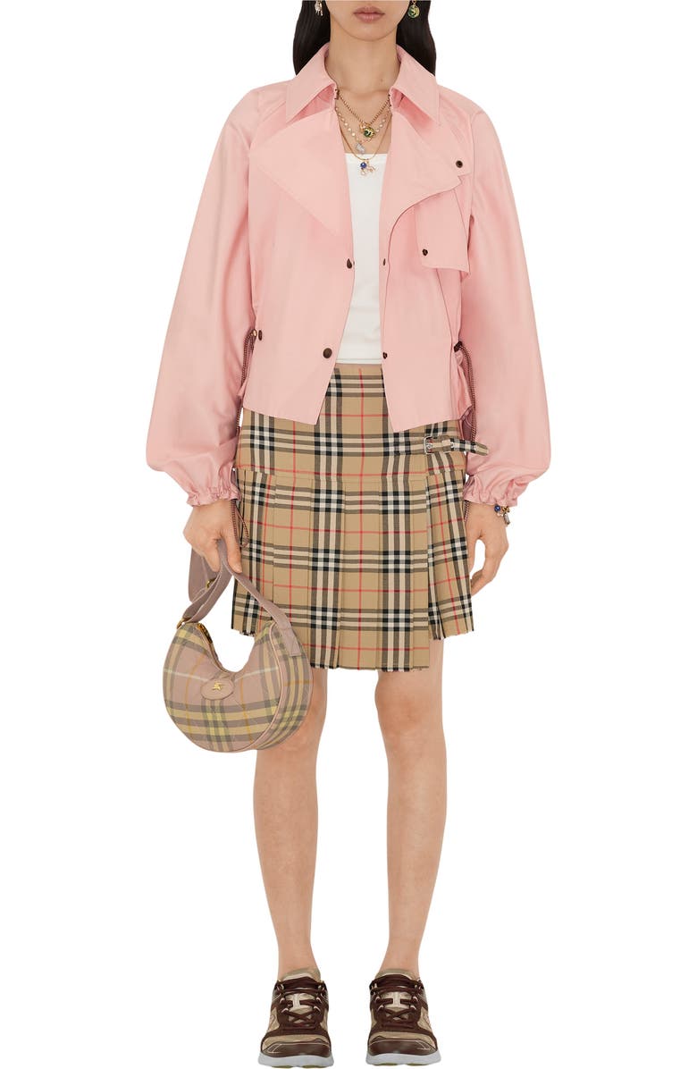 Burberry Horseshoe Crossbody Bag, Alternate, color, Teacup Pink