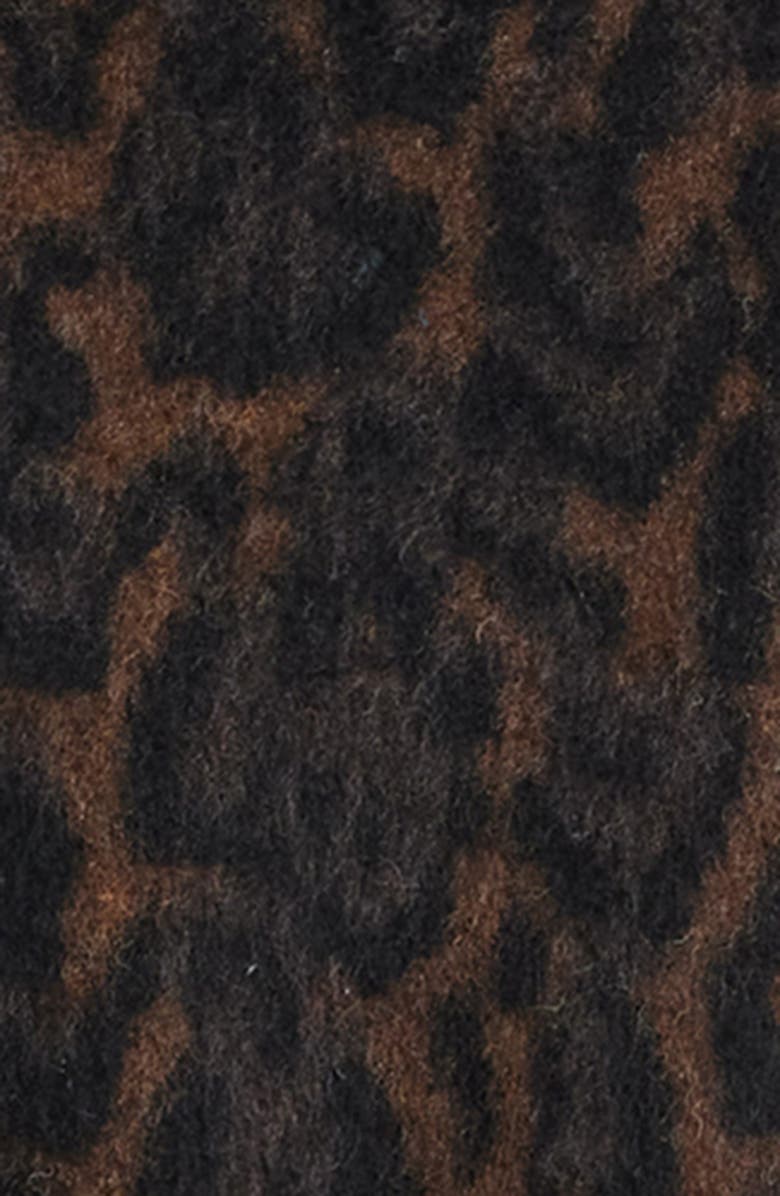 Lucky Brand Zip Front Crop Jacket, Alternate, color, Leopard