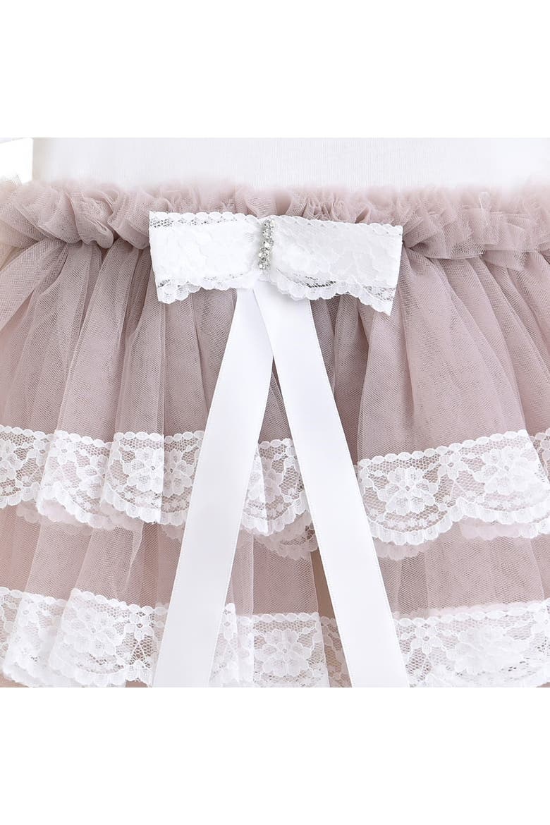 Briony Tulle Dress, Alternate, color, Purple