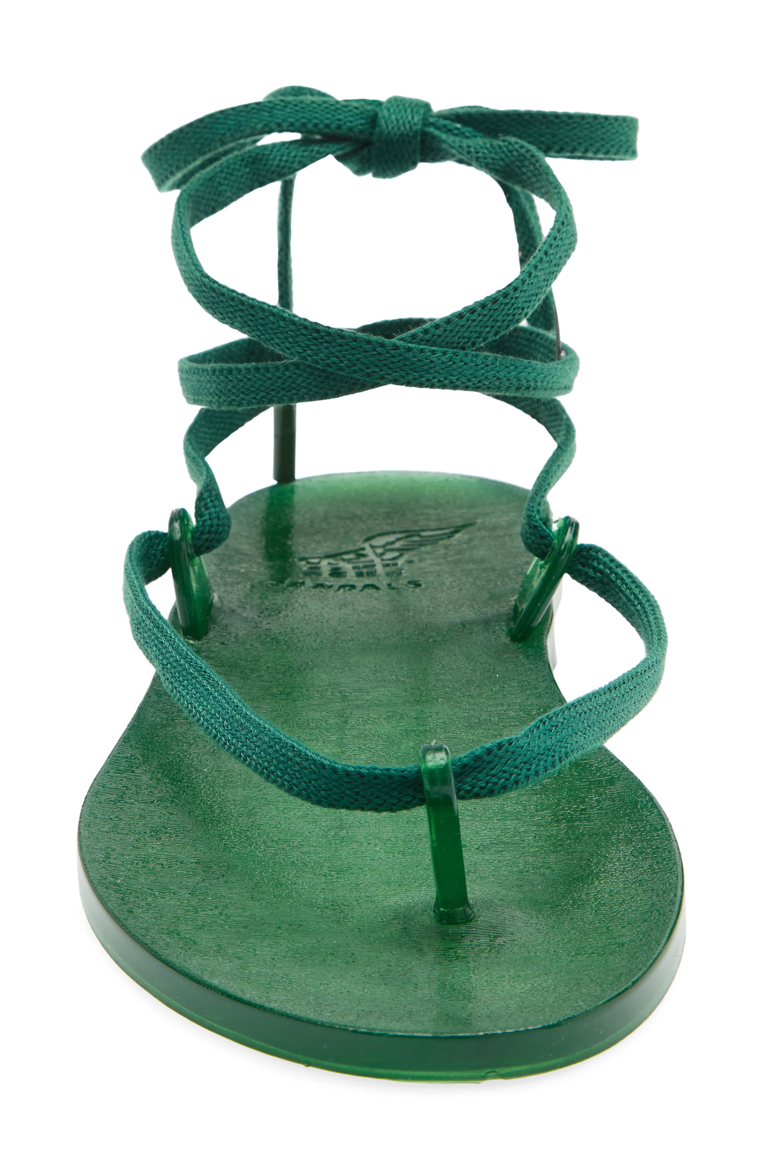 Esther Ankle Strap Sandal, Alternate, color, GREEN