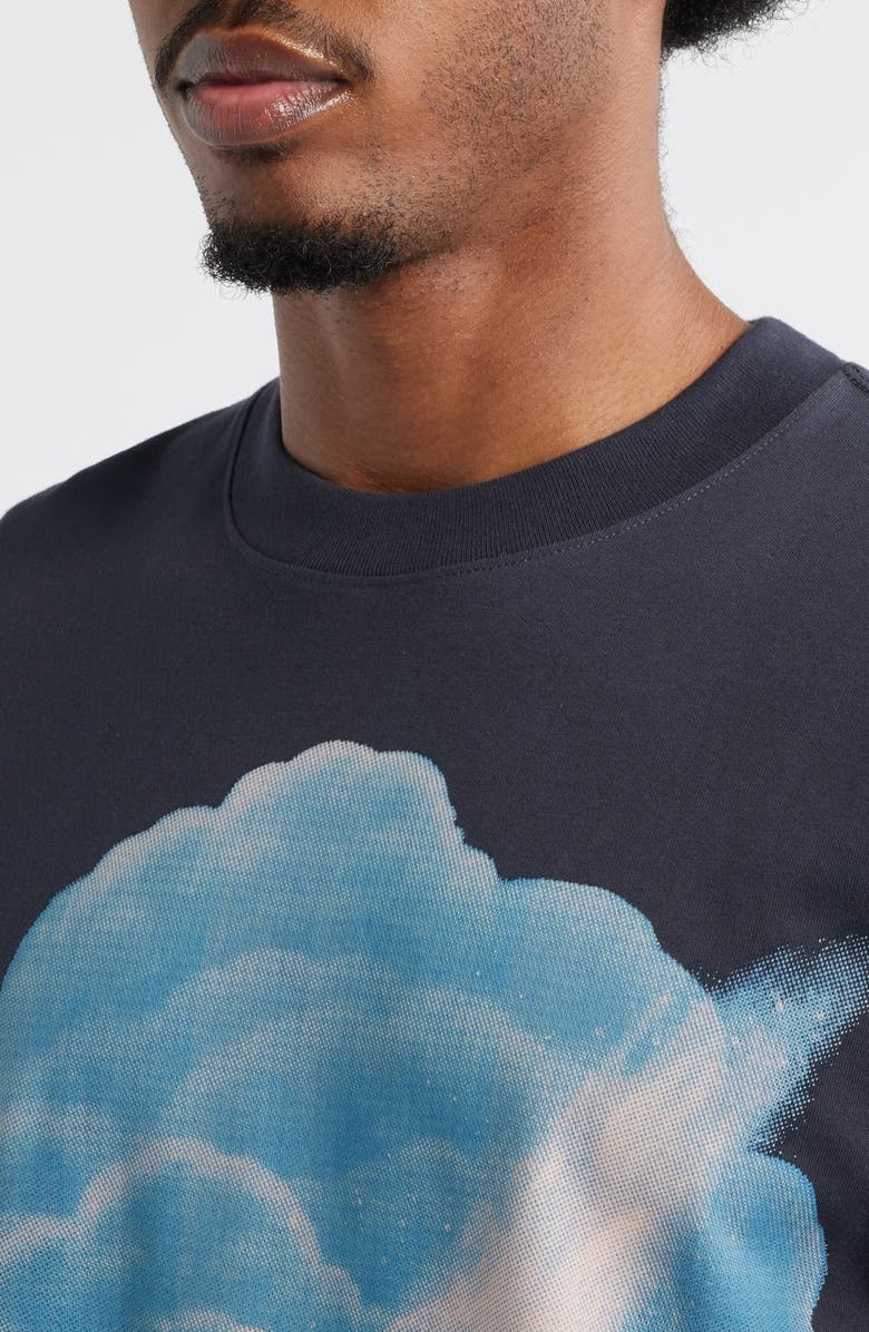 ICECREAM Impact Oversize Graphic T-Shirt, Alternate, color, Charcoal Art