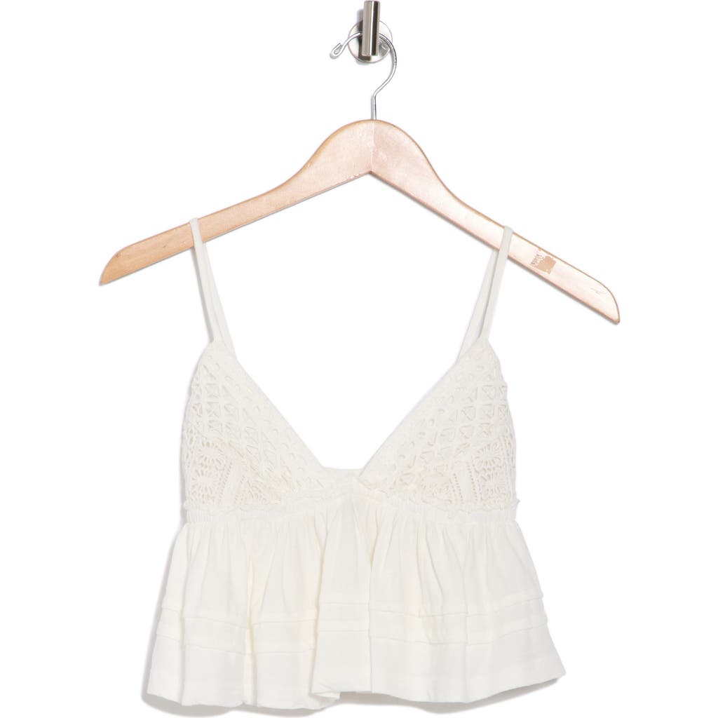 Bdg Urban Outfitters Bella Crop Babydoll Camisole