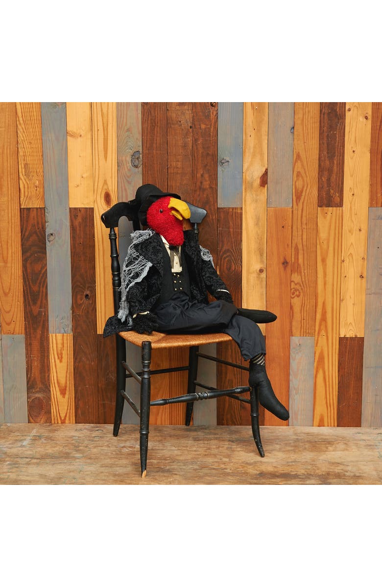Gallerie II Vernon Vulture Halloween Art Doll Figurine, Alternate, color, Black