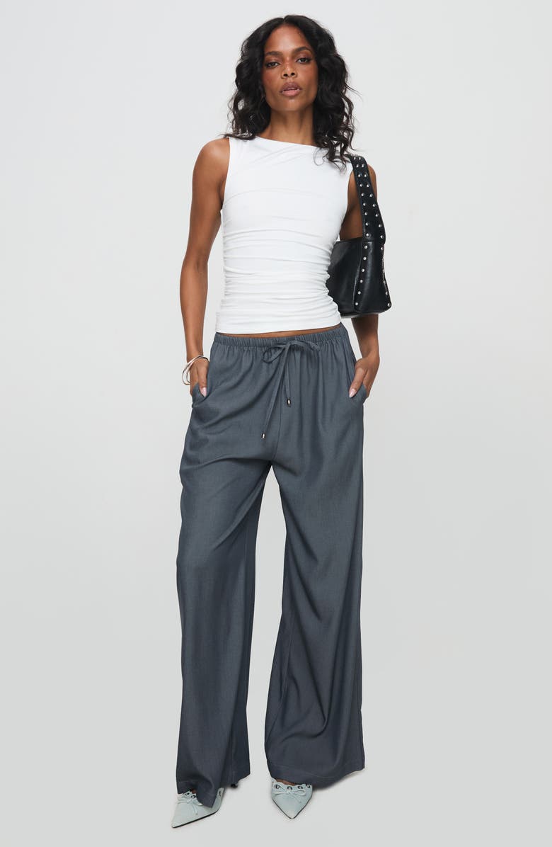 Princess Polly Solani Ruched Knit Top, Alternate, color, White