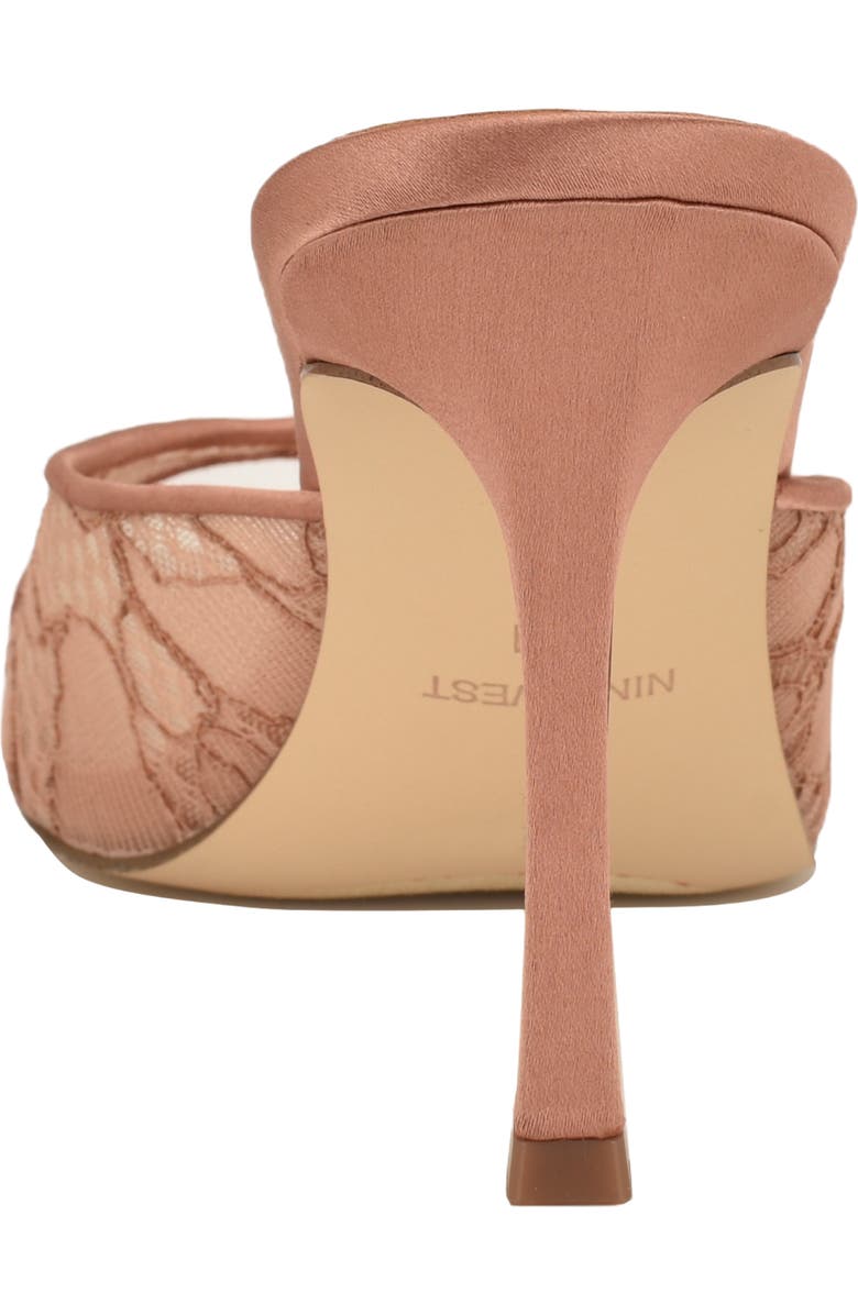 Nine West Kiscop Lace Slide Sandal, Alternate, color, Light Natural