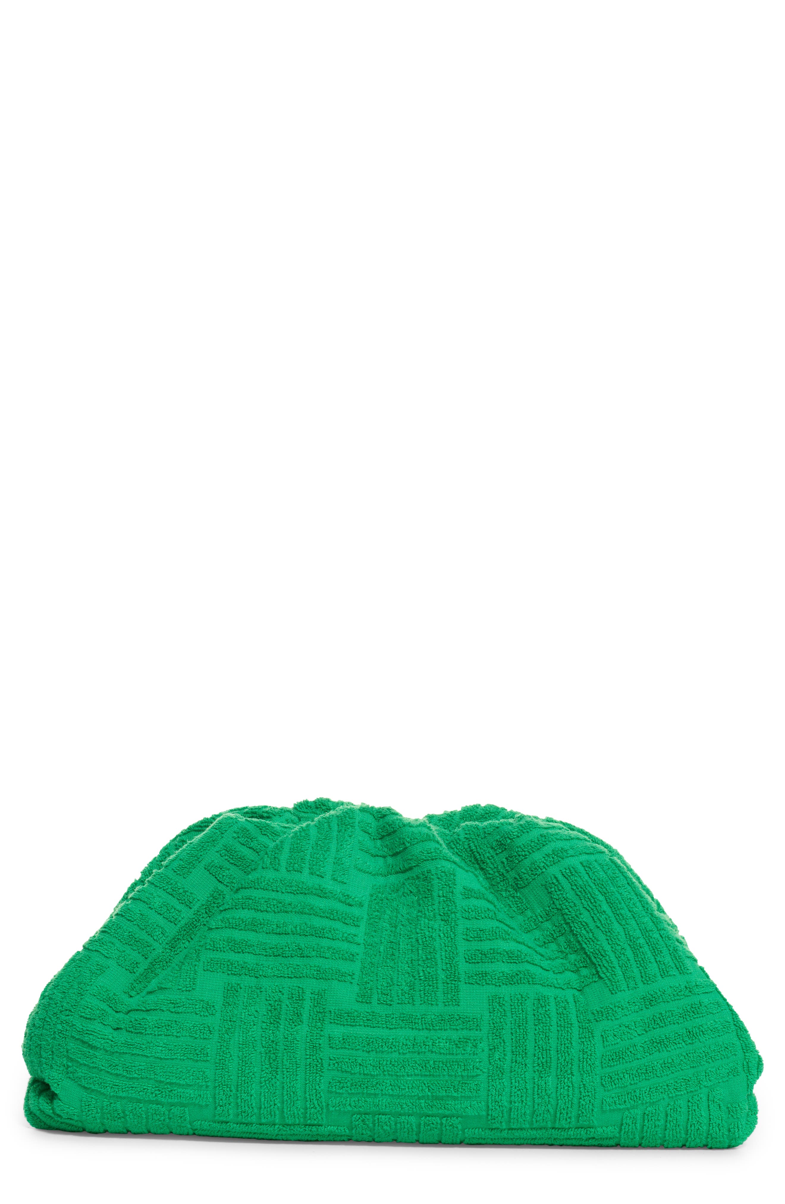 Bottega Veneta The Pouch Jacquard Terry Cloth Clutch, Main, color, 