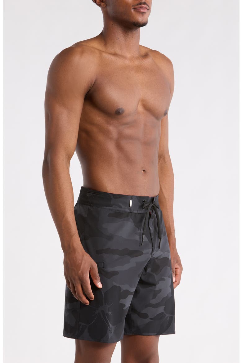 Print Classic Board Shorts, Alternate, color, BLACK MULTI