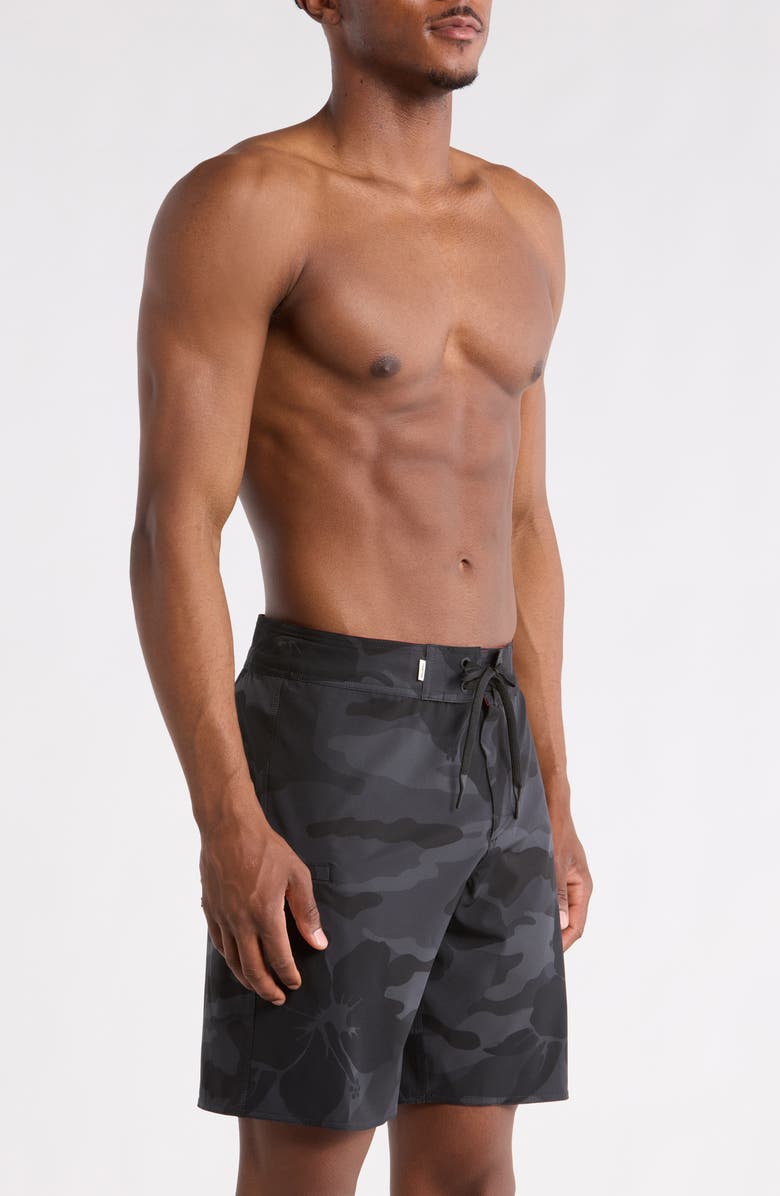 TENŌRE Print Classic Board Shorts, Alternate, color, Black Multi