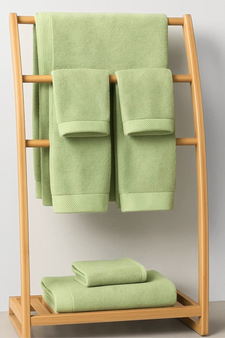 Luxury Viscose Odor & Mildew Resistant Towel Collection, 8pc Set, Alternate, color, Sage