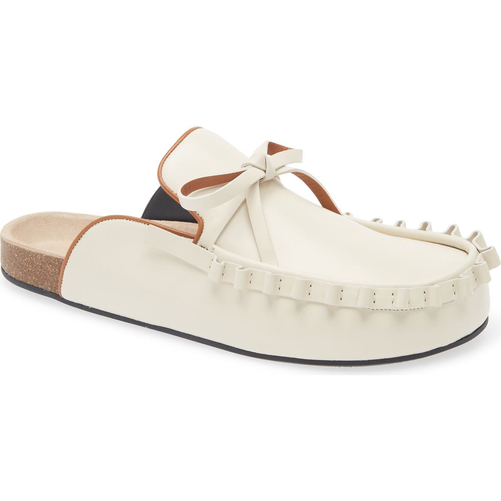 Shop Jw Anderson Ruffle Loafer In White