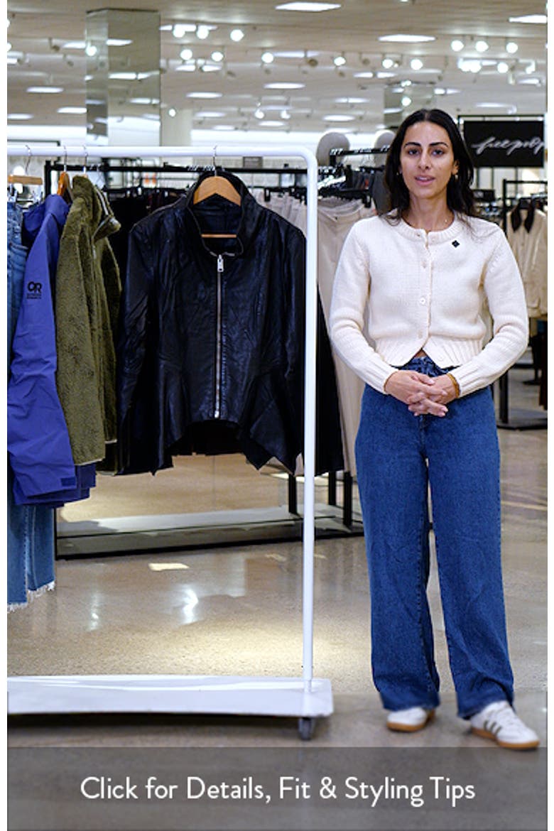 Grace Leather Biker Jacket video