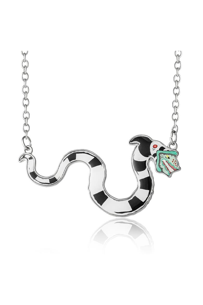 Sandworm Pendant Necklace, 18"+3", Main, color, Multicolor