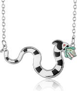 BEETLEJUICE Sandworm Pendant Necklace, 18"+3"