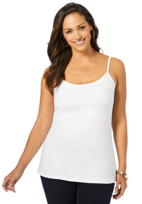 Stretch Cotton Cami (Plus Available)