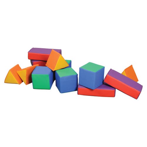 Kaplan Early Learning Company Primary Soft Shapes In Multi