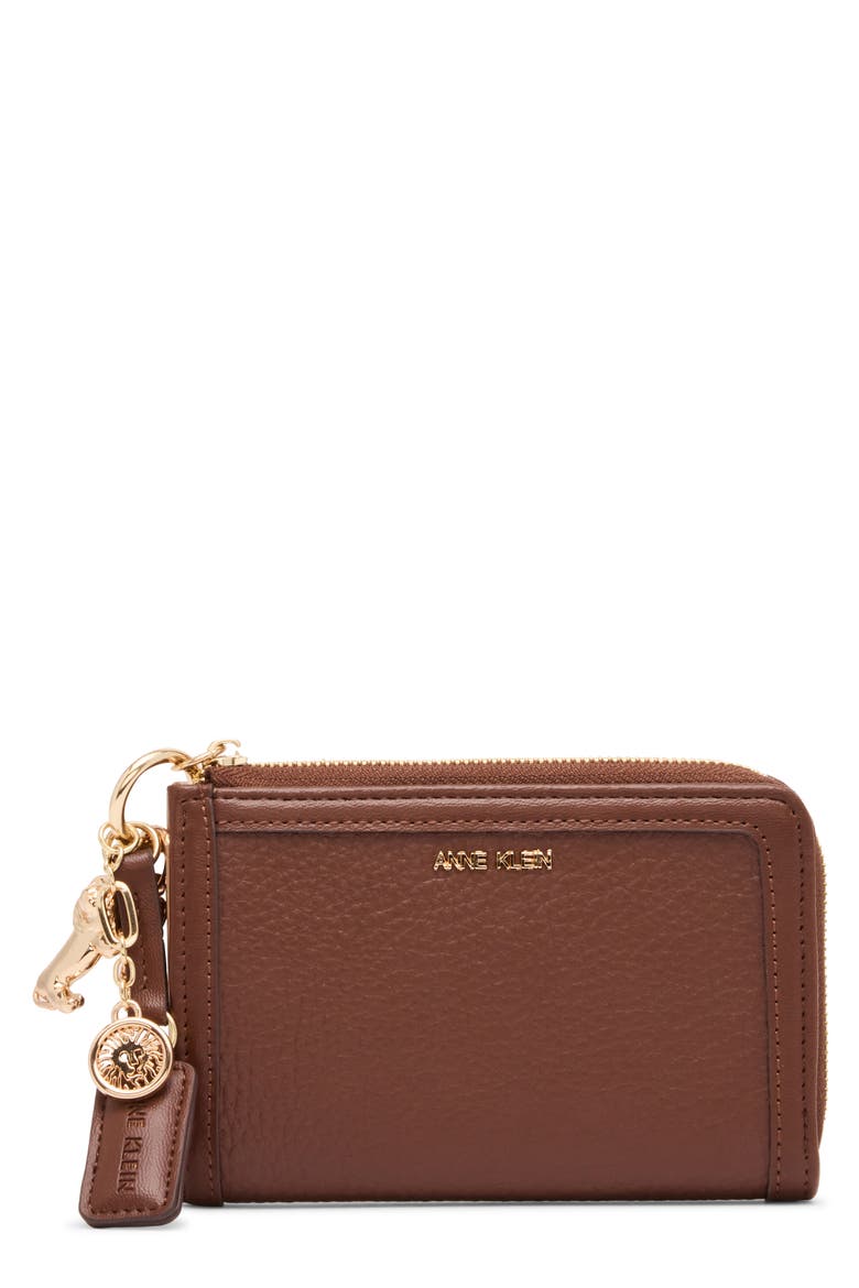 Bifold Wallet with Charms, Main, color, WALNUT